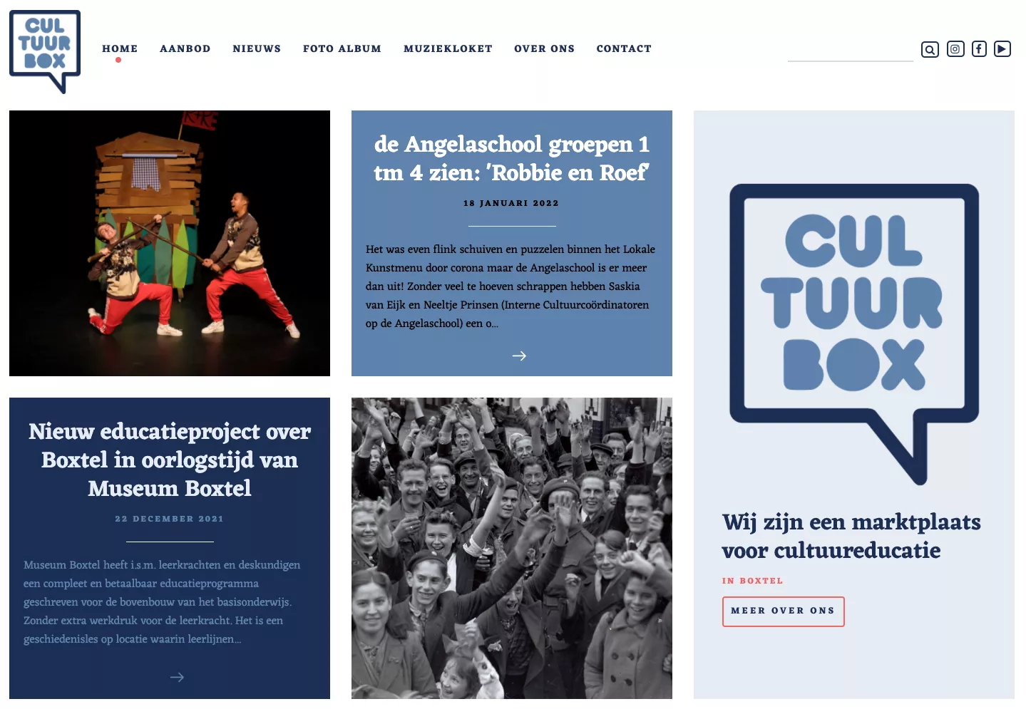 Cultuurbox website
